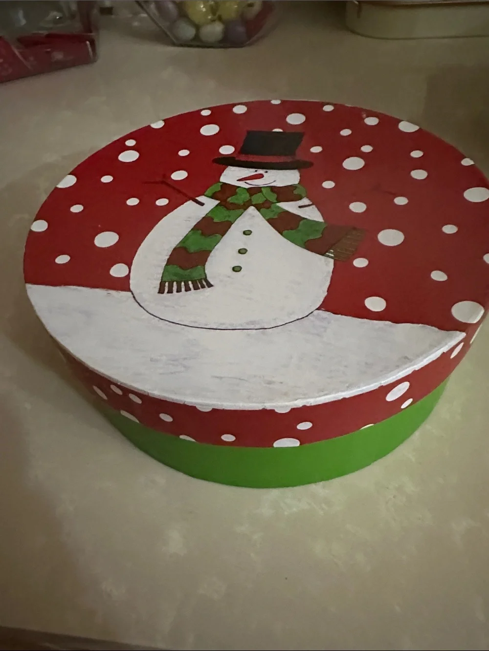 BIA Cordon  Bleu set of 4 Snowman Porcelain salad/dessert plates. NWT